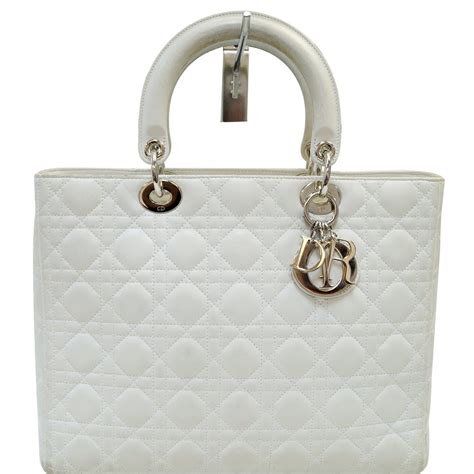 dior white bag|christian dior bag white.